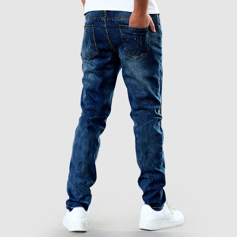 Classic Straight Leg Jeans for Men | Comfortable Slim Casual Fit