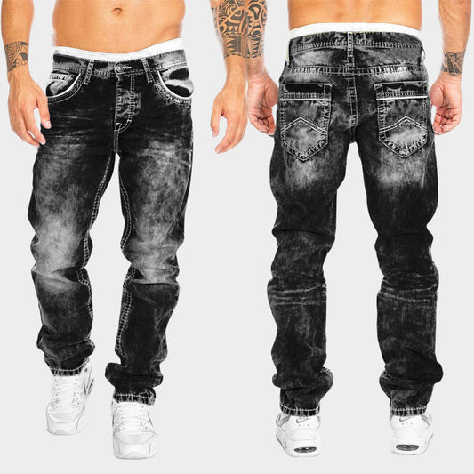 Casual Straight Leg Jeans for Men | Comfortable Everyday Denim Fit