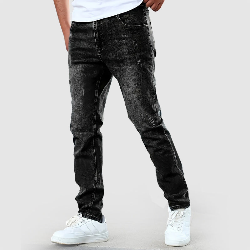 Classic Straight Leg Jeans for Men | Comfortable Slim Casual Fit