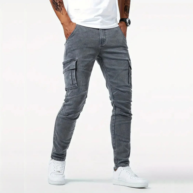 Modern Cargo Pants for Men | Slim Fit Casual Utility Design