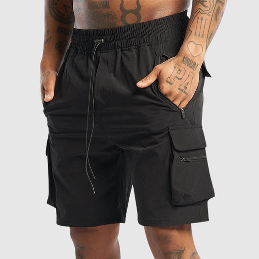 Elegant Cargo Shorts for Men | Comfortable Elastic Waist Relaxed Fit