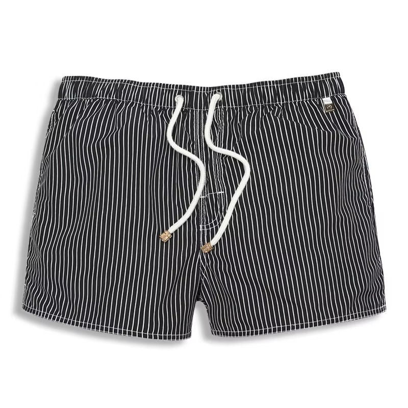 Men’s Striped Beach Shorts | Lightweight Summer Drawstring Shorts