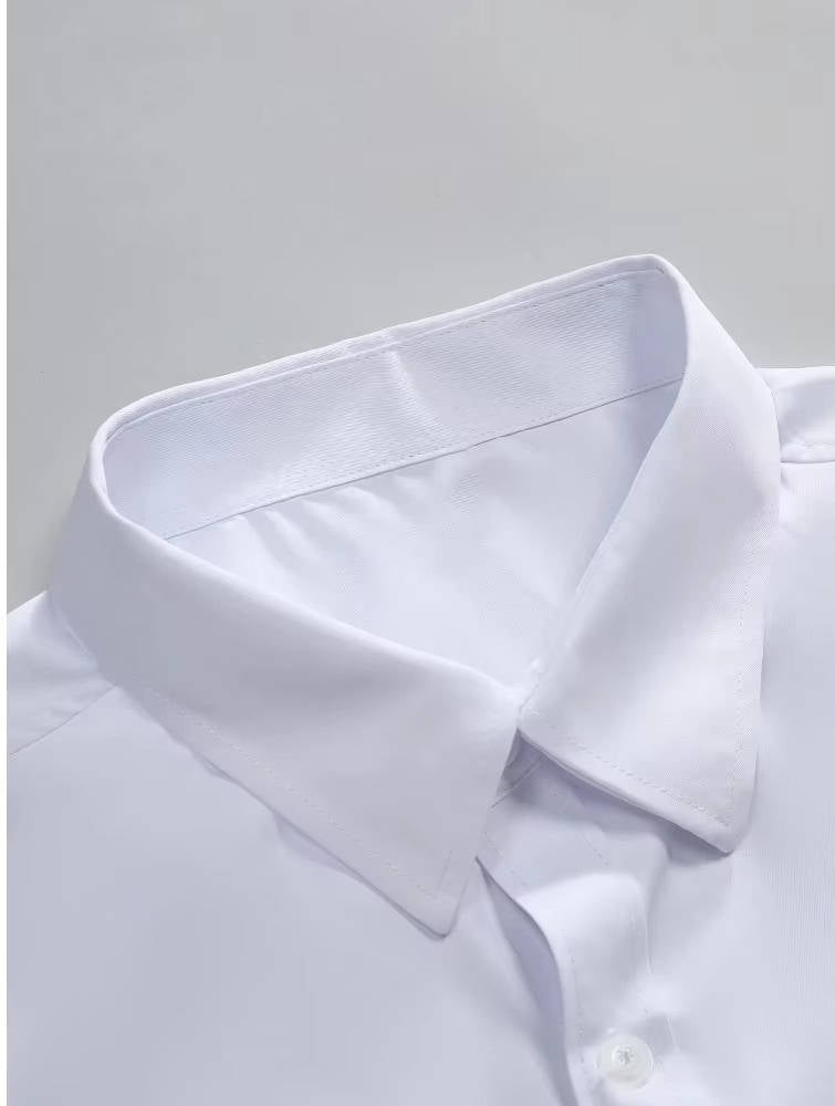 Classic Button Up Shirt for Men | Long Sleeve Tailored Fit Design