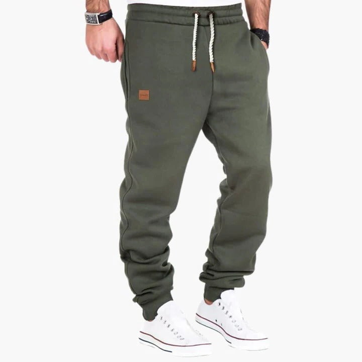Casual Sweat Pants for Men | Joggers Tapered Fit Drawstring Waist