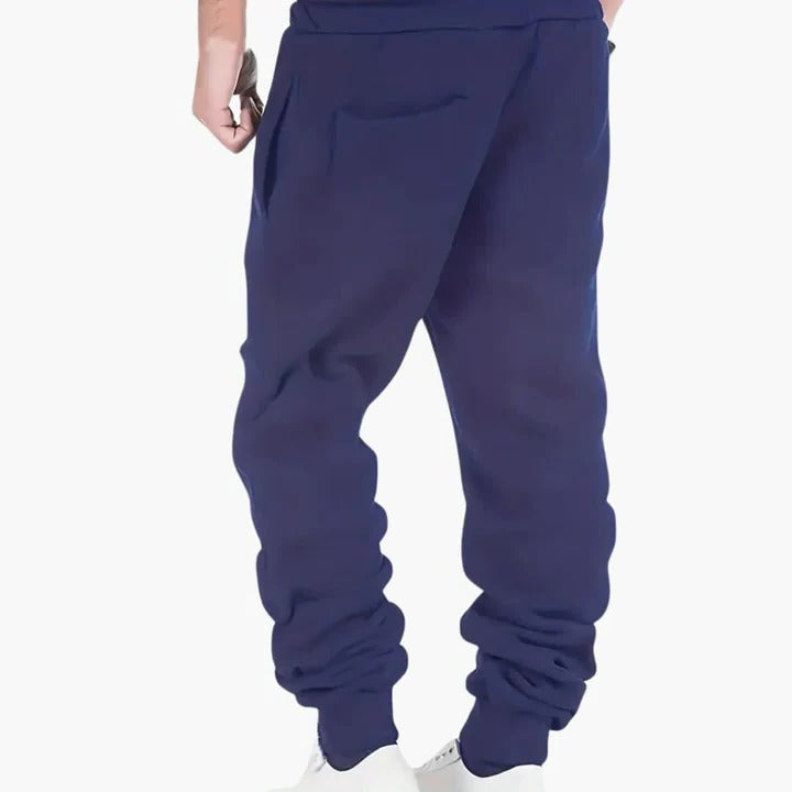 Casual Sweat Pants for Men | Joggers Tapered Fit Drawstring Waist