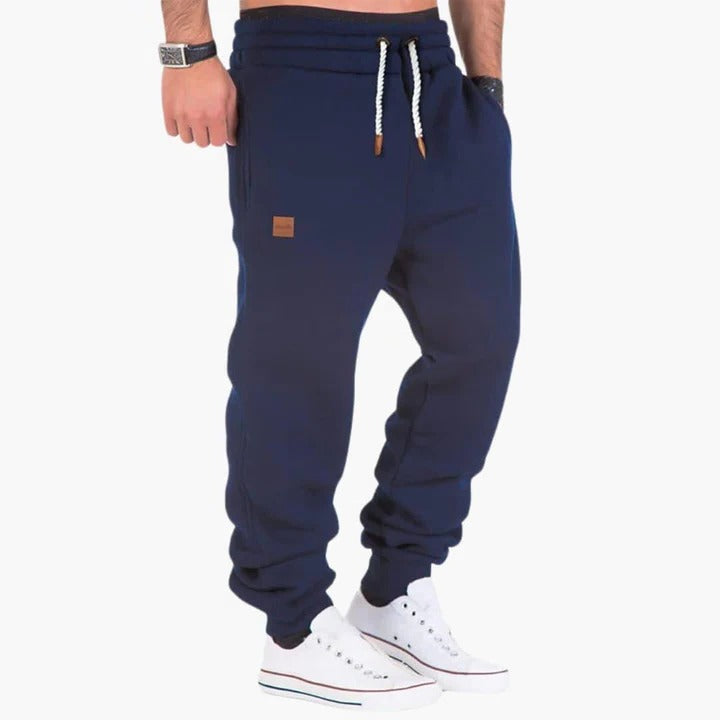 Casual Sweat Pants for Men | Joggers Tapered Fit Drawstring Waist