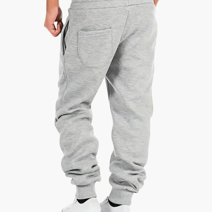 Casual Sweat Pants for Men | Joggers Tapered Fit Drawstring Waist