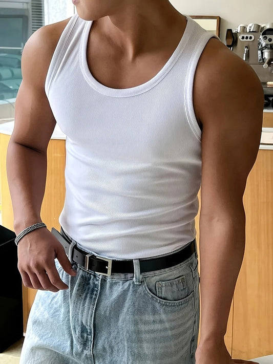 Basic Ribbed Tank Top